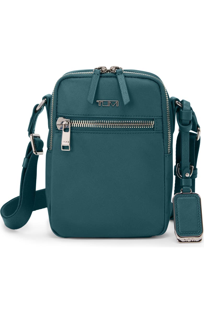 TUMI Persia Crossbody Bag, Main, color, Lagoon