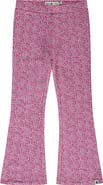 Stains and Stories by Babyface Allover Floral Print Flared Sweat Leggings