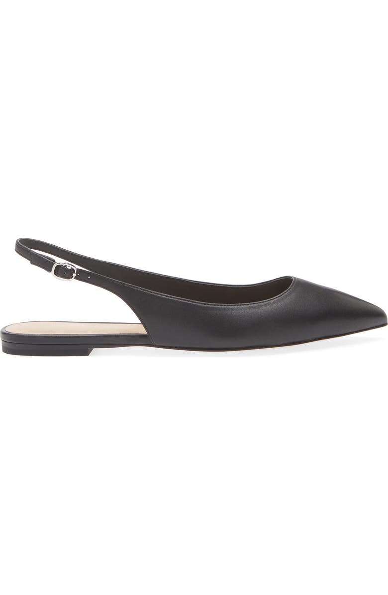 Stuart Weitzman Mara Pointed Toe Slingback Flat, Alternate, color,