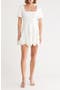 Joy Short Sleeve Lace Godet Minidress