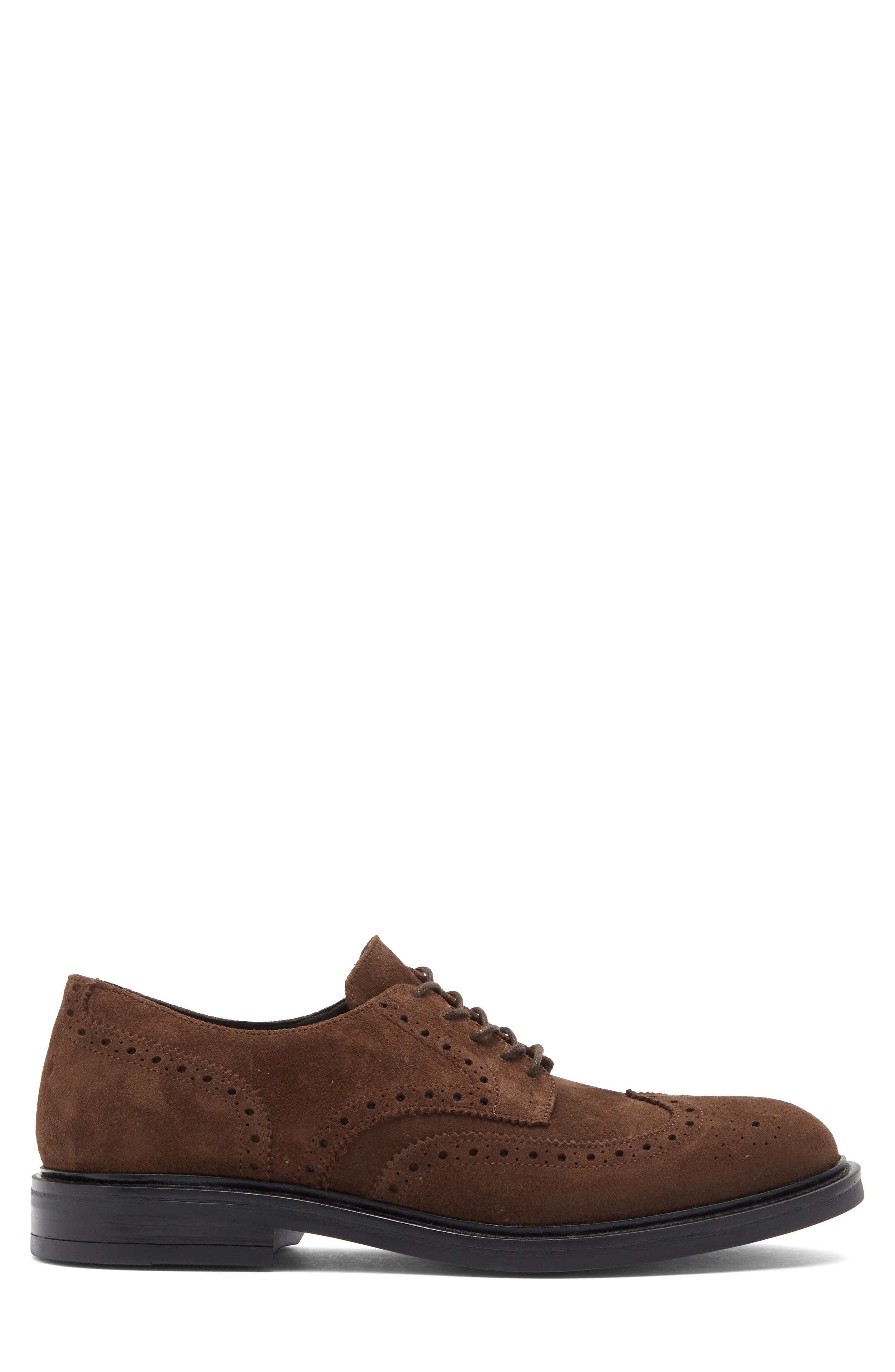 Ticino Brogued Cap Toe Derby, Alternate, color, TAUPE SUEDE
