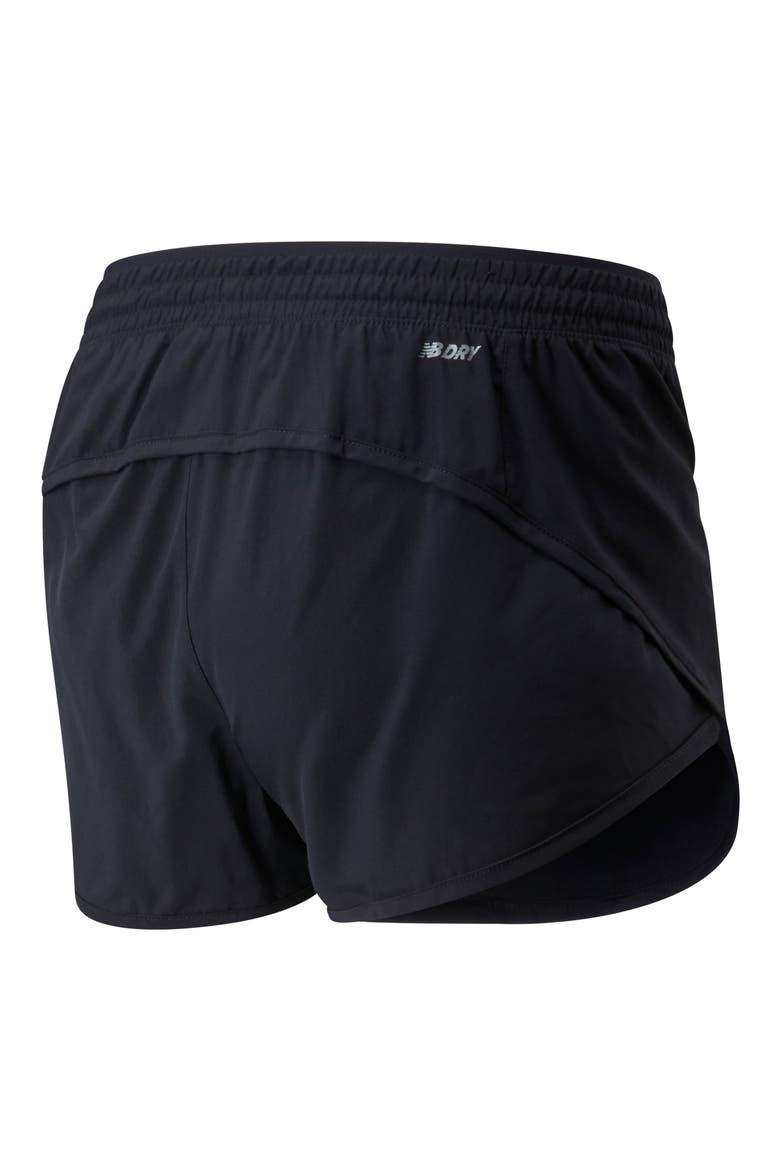 Accelerate Running Shorts, Alternate, color, BLACK