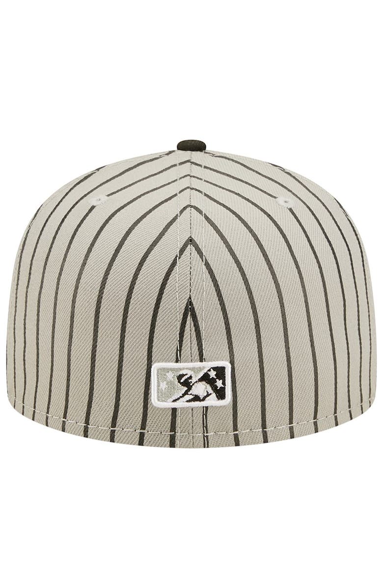 New Era Men's New Era Gray/Black Frisco RoughRiders Theme Night 59FIFTY Fitted Hat, Alternate, color, Gray