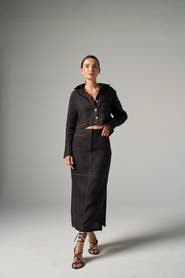 JBQ Reese Skirt in Linen