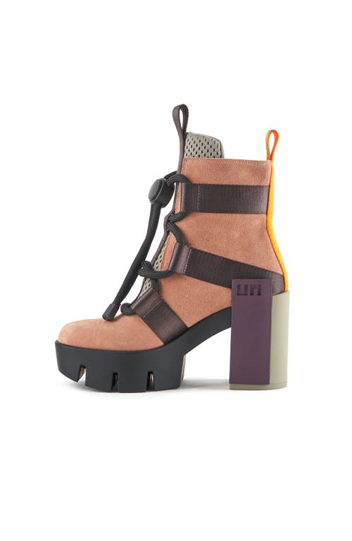 United Nude Grip Nomad Mid Platform Lug Bootie In Canyon