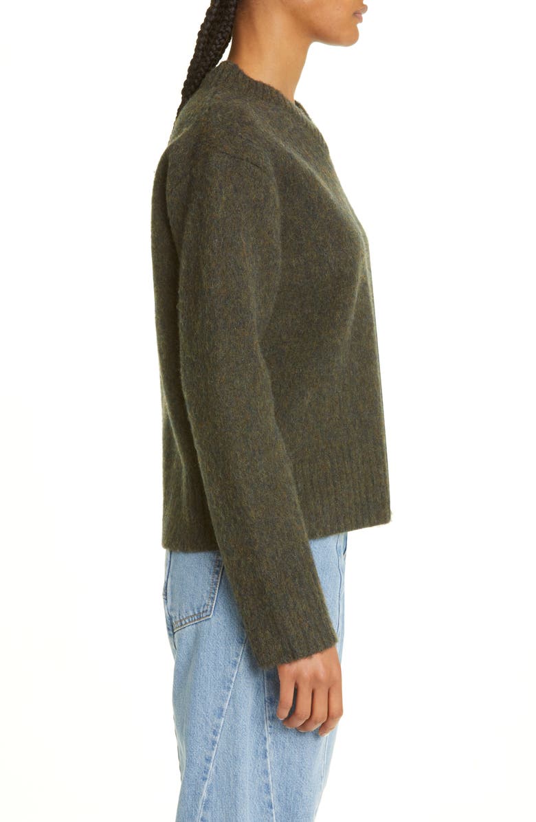 Maison Margiela V-Neck Wool Sweater, Alternate, color,