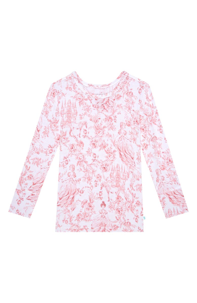 Posh Peanut Fitted Two-Piece Pajamas, Alternate, color, White