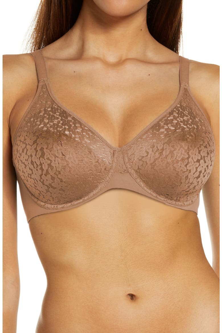 Norah Comfort Underwire Bra, Main, color, COFFEE LATTE-2T