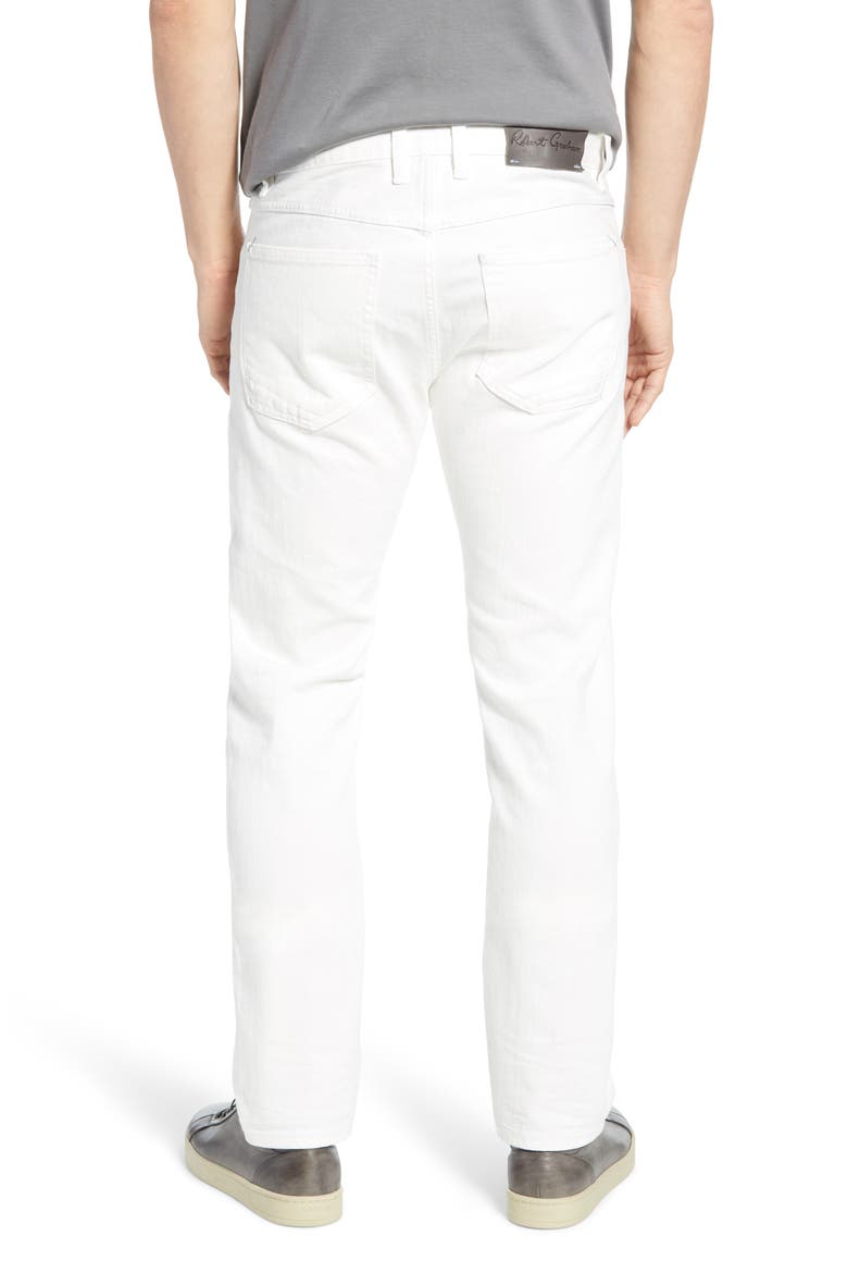 Curtis Straight Leg Jeans, Alternate, color, WHITE