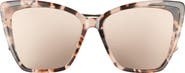 DIFF Becky II 56mm Cat Eye Sunglasses
