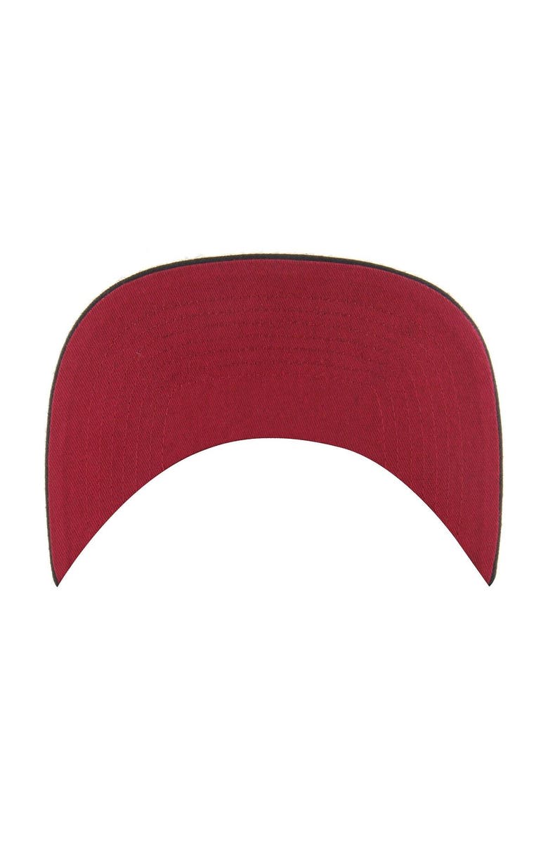 '47 Men's '47  Black Miami Heat Sure Shot Captain Snapback Hat, Alternate, color, 