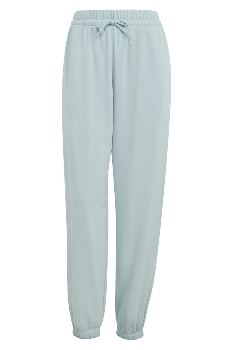 Loose Fit French Terry Joggers, Alternate, color, WONDER SAGE/ WHITE