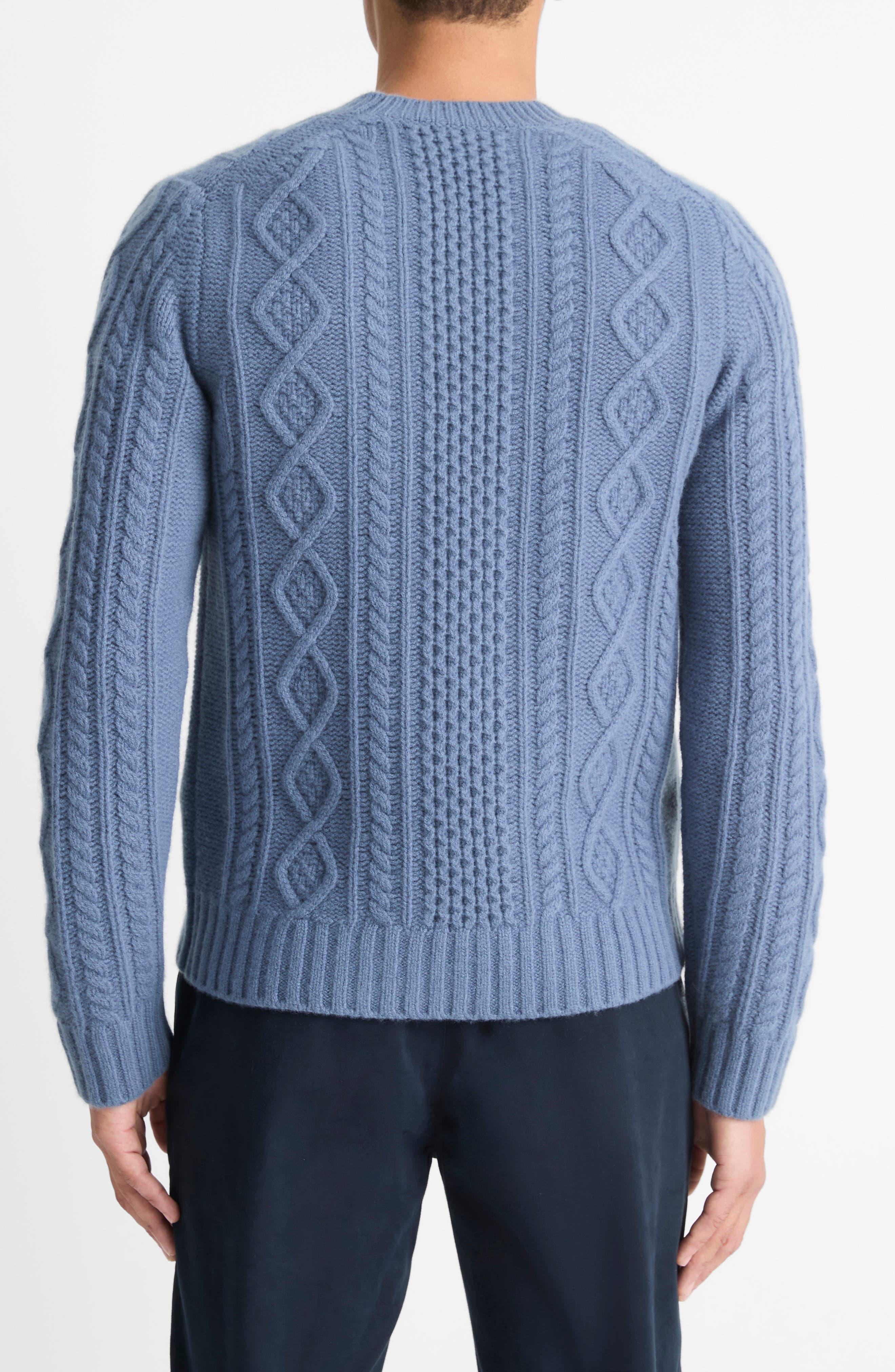 Wool Aran Cable Sweater - image 2