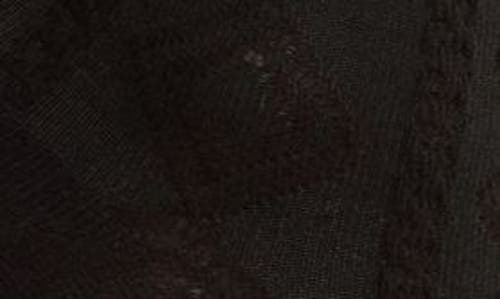 Casa Clara Cherry Print Cotton Crew Socks In Black