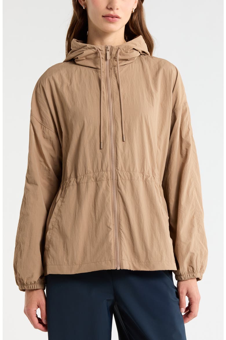 Day to Day Cinched Jacket, Alternate, color, TAN PORTABELLA