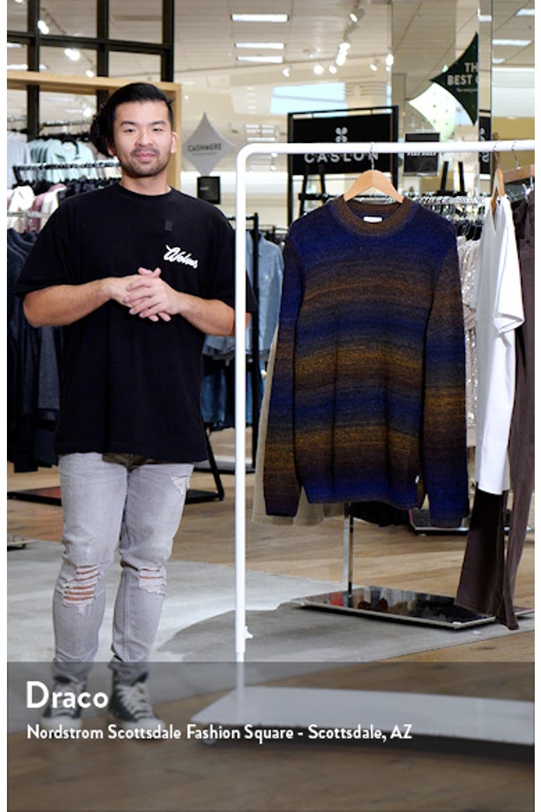 Buddy Crewneck Long Sleeve Knit Virgin Wool Blend T-Shirt video