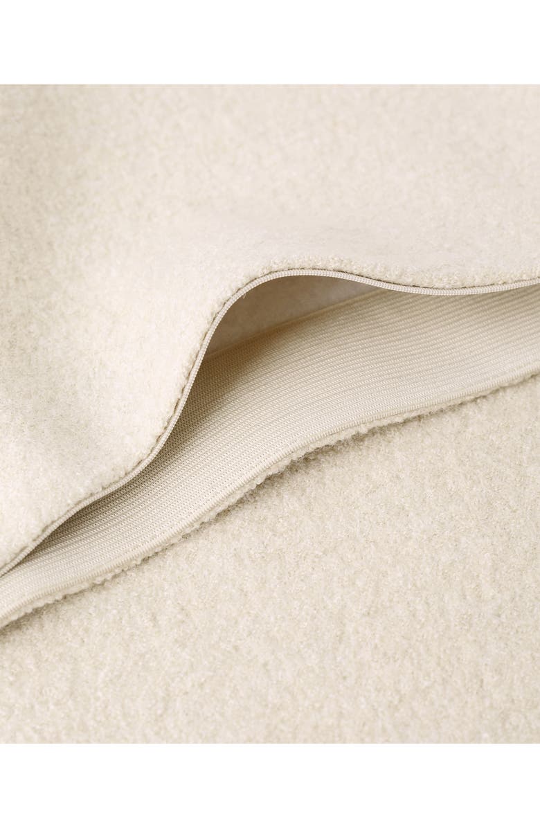 MANGO Penny A-Line Wool Blend Midi Skirt, Alternate, color, Beige