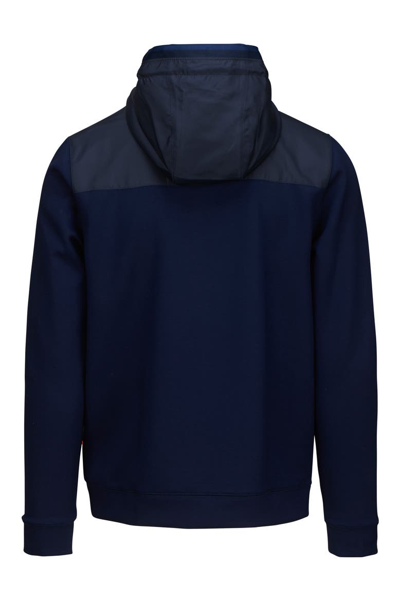 Davos Quarter Zip Hoodie, Alternate, color, NAVY