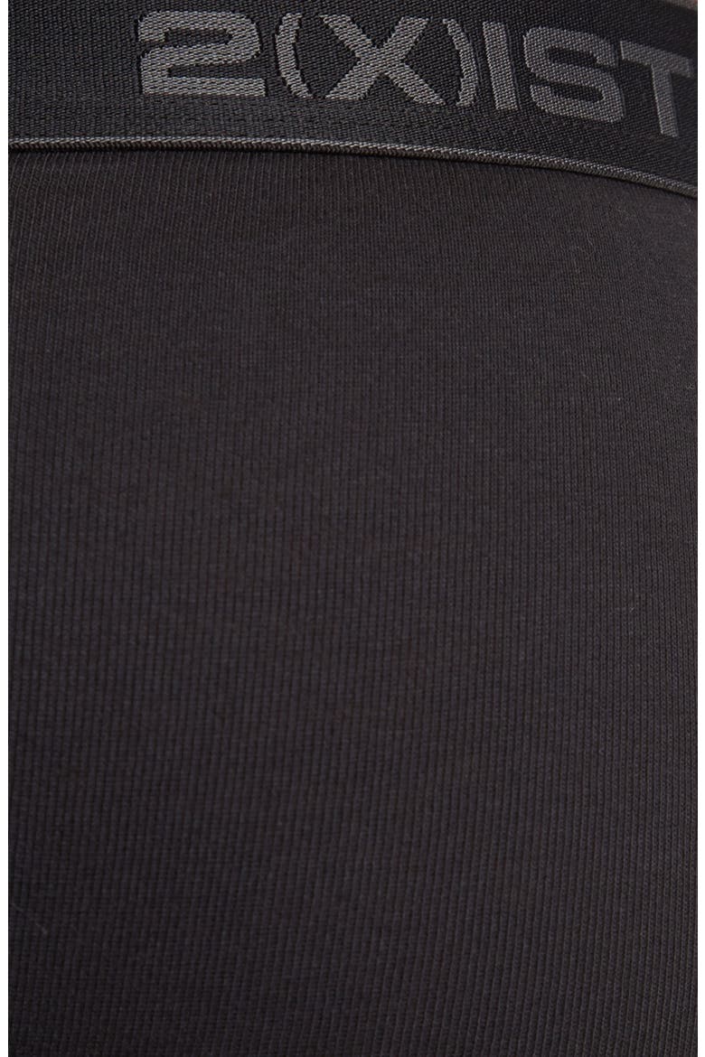 3-Pack Cotton No Show Trunks, Alternate, color, BLACK/ CHARCOAL/ RED
