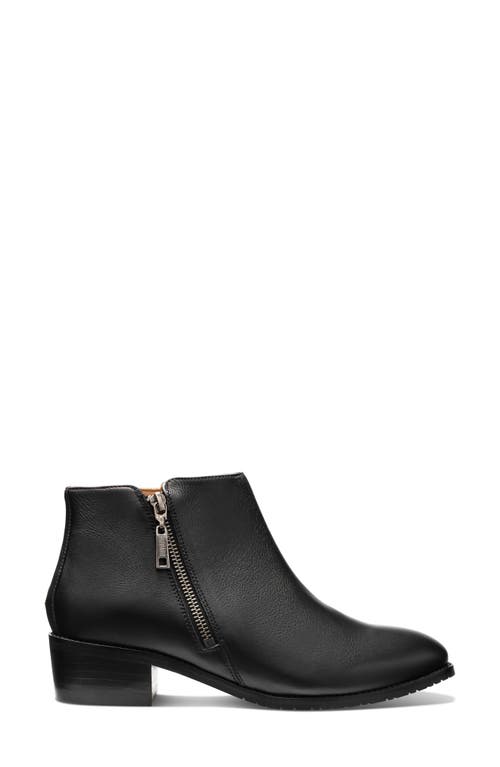 Samuel Hubbard Valencia Water Repellent Bootie In Black Leather