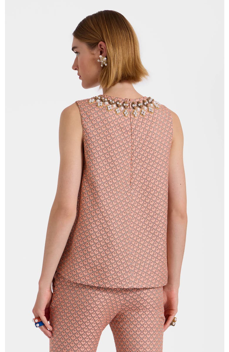 La DoubleJ La Scala Top Embroidered, Alternate, color, Tulip Jacquard Pale Pink