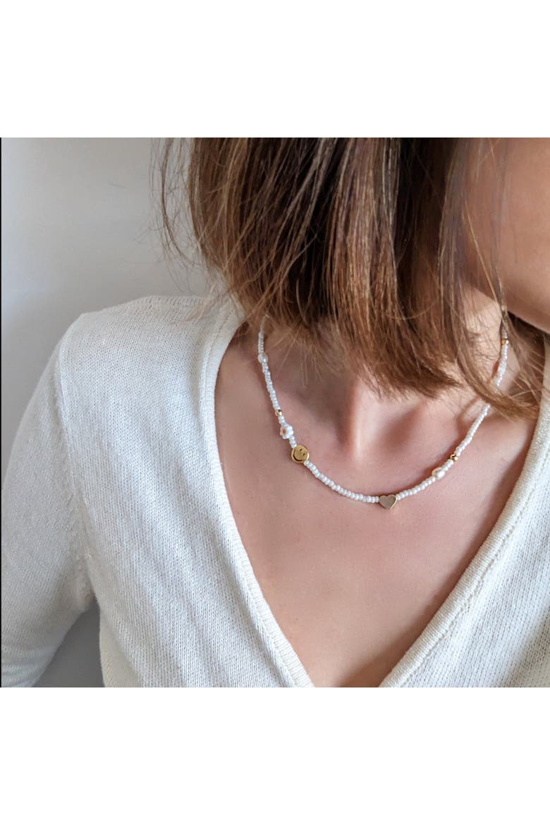 Charm Necklace, Alternate, color, Beaded