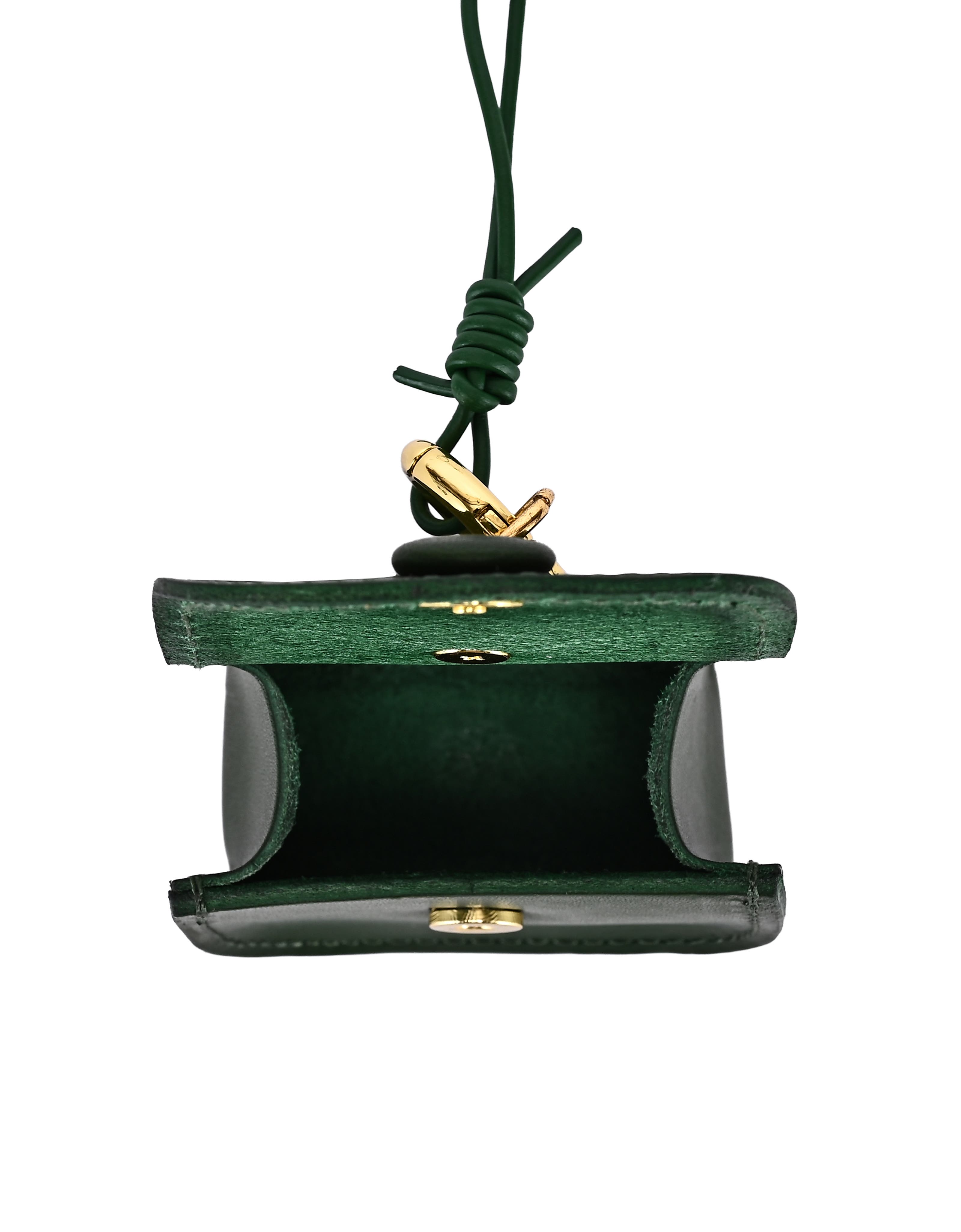 OLD TREND Toti Genuine Leather Mini Structured Charm, Alternate, color, Green