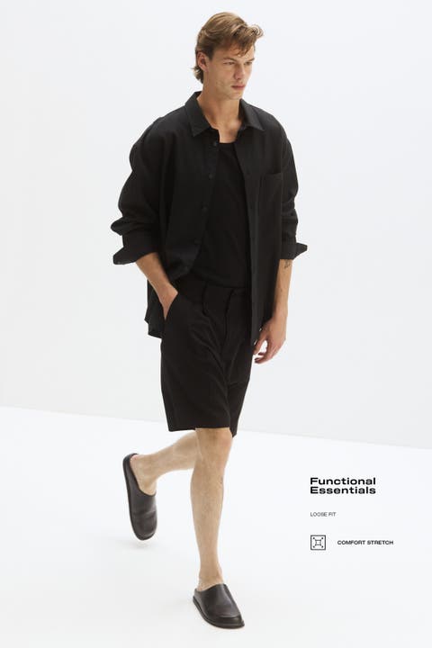 Four-way Stretch Loose Fit Shorts