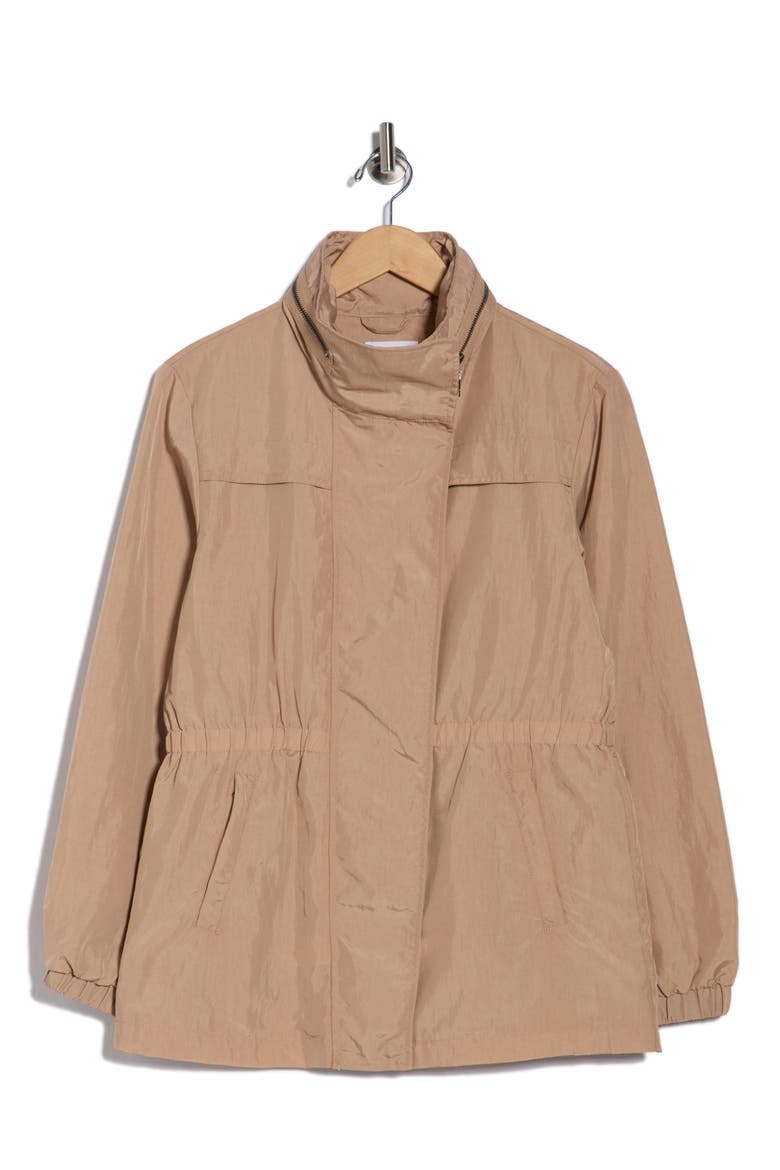 Verena Hooded Jacket, Alternate, color, WARM TAUPE