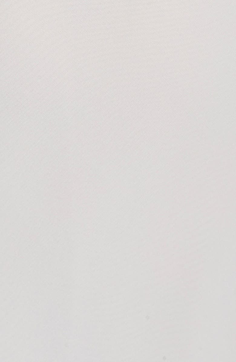 Jenny Yoo Sabine Drop Shoulder Crêpe de Chine Gown, Alternate, color, 