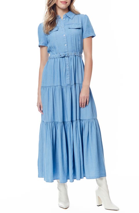 Hailey Western Maxi Shirtdress