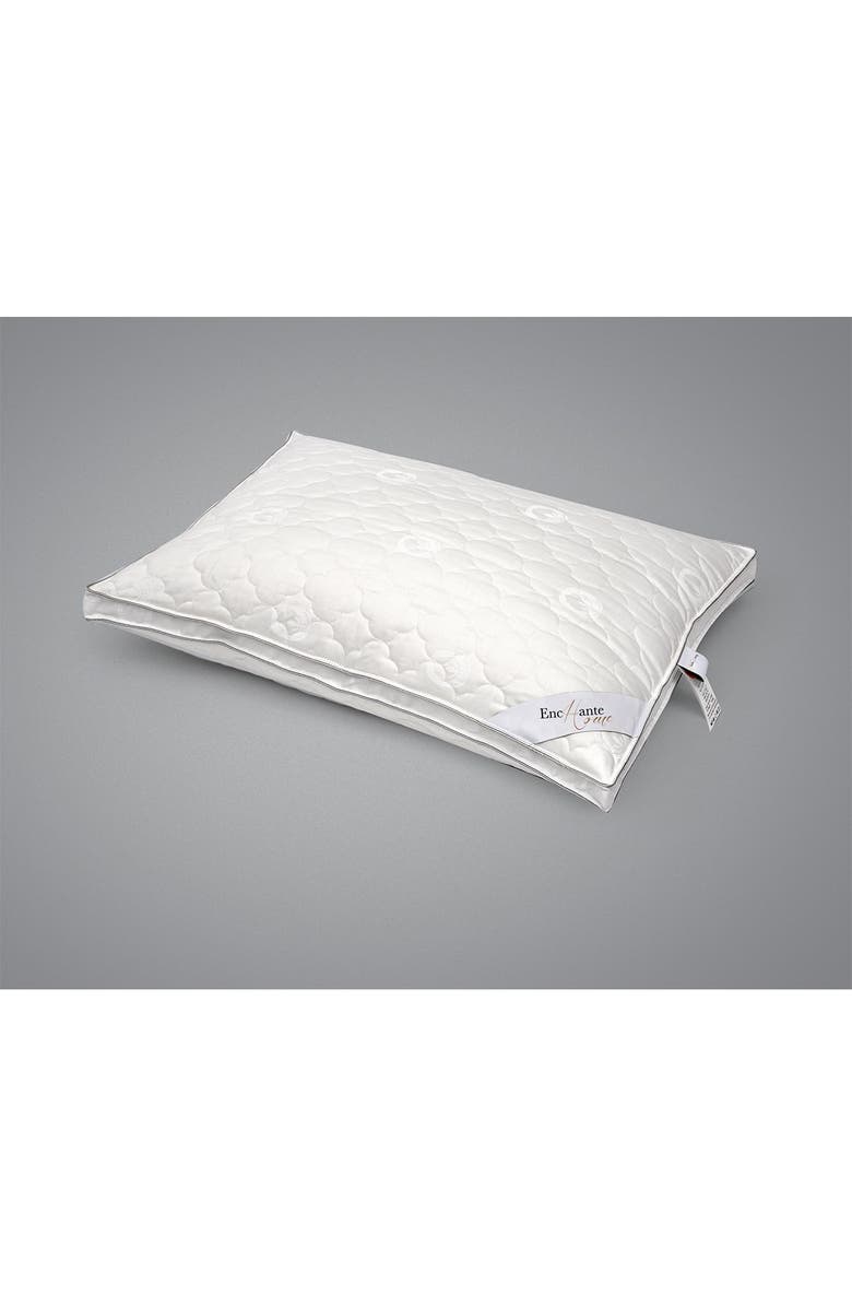 DePera Luxury 100% Cotton Firm Density Queen Size Pillow - White, Alternate, color,