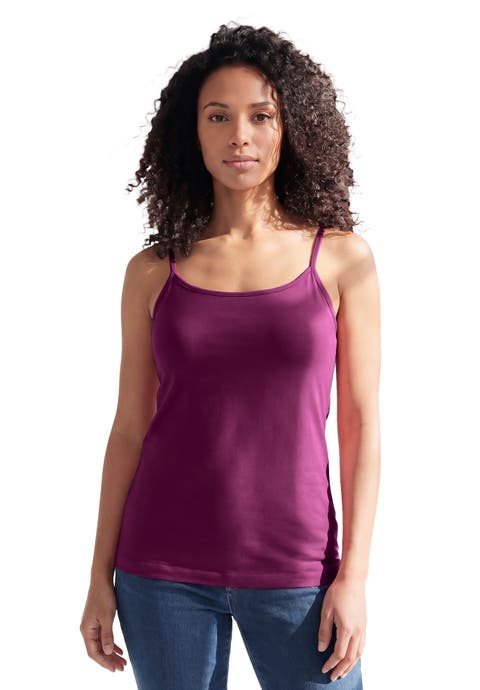 Plus Size Adjustable Strap Cami With Built In Shelf Bra