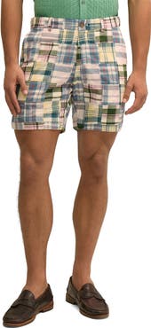 Brooks Brothers Patchwork Cotton Shorts