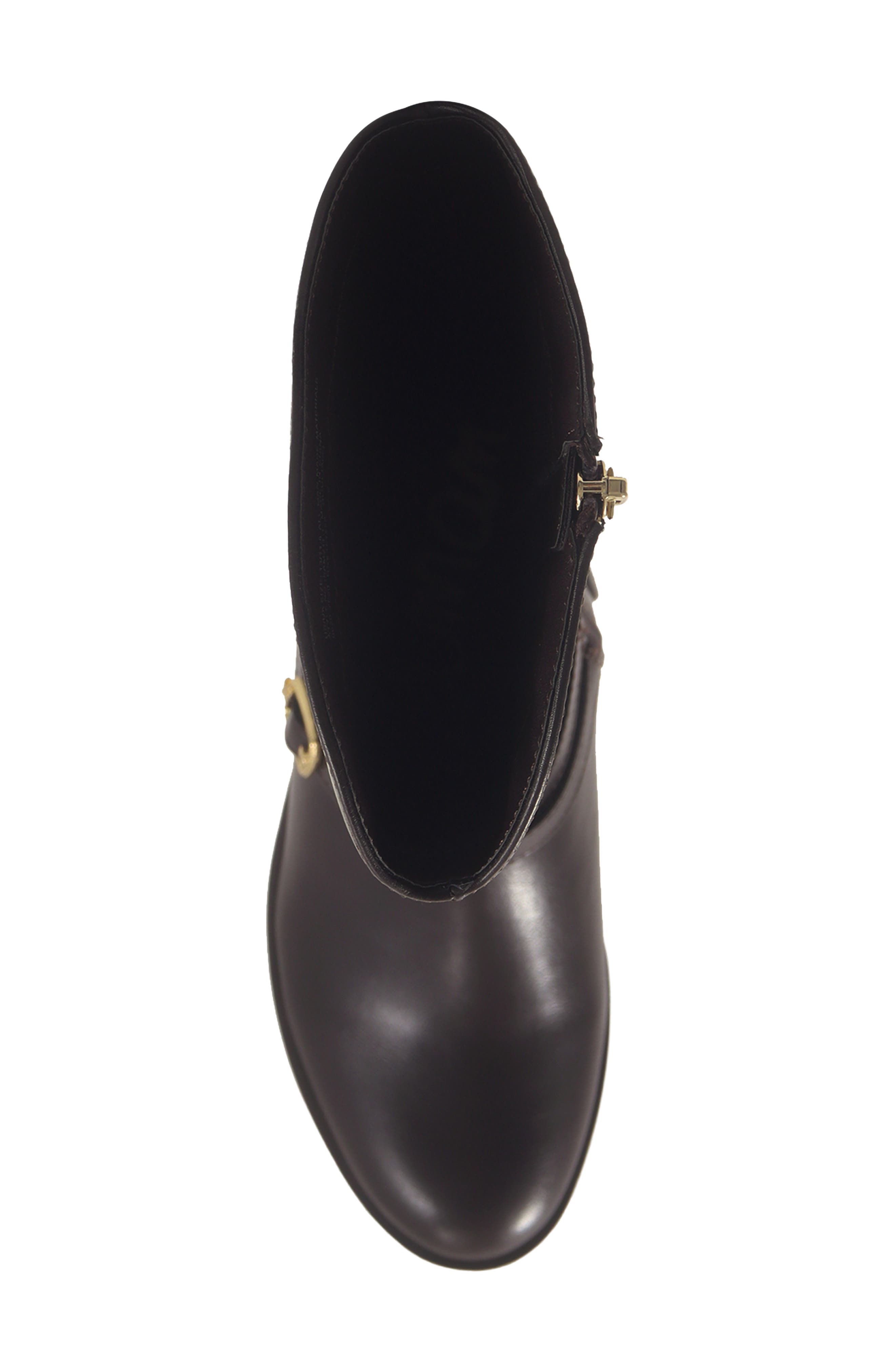 Kids' Equest Poppy Faux Leather Riding Boot, Alternate, color, BROWN