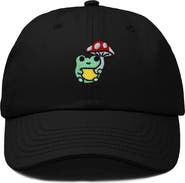 Dalix Mushroom Frog Embroidered Hat