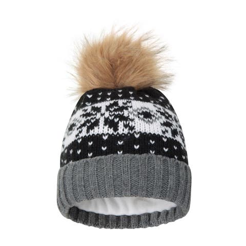 Fair Isle Pom Pom Beanie