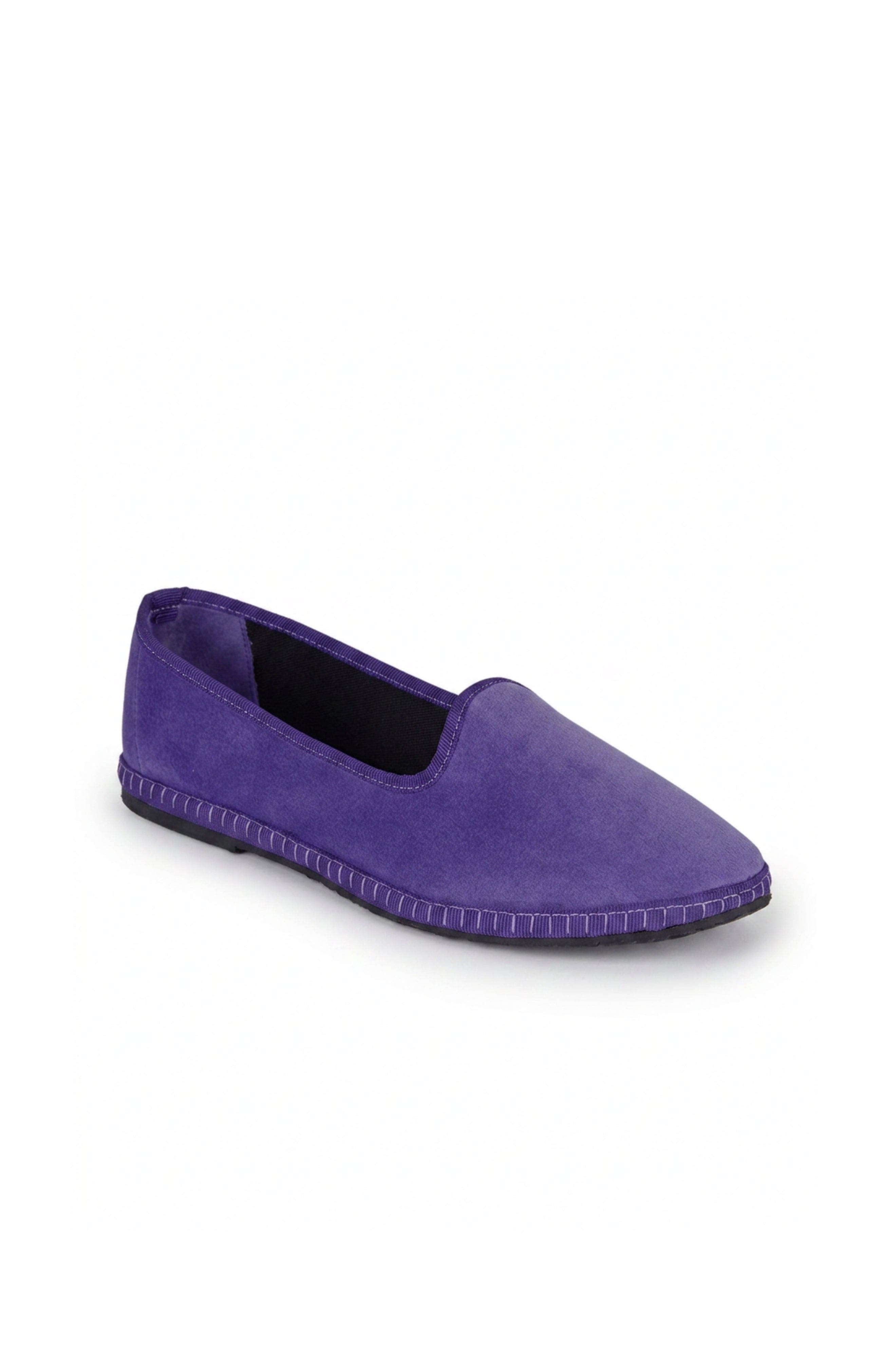 Furlane Velluto Slipper, Main, color, purple