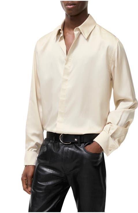 Relaxed Fit Silk Shirt