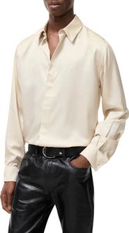 Burberry Relaxed Fit Silk Shirt
