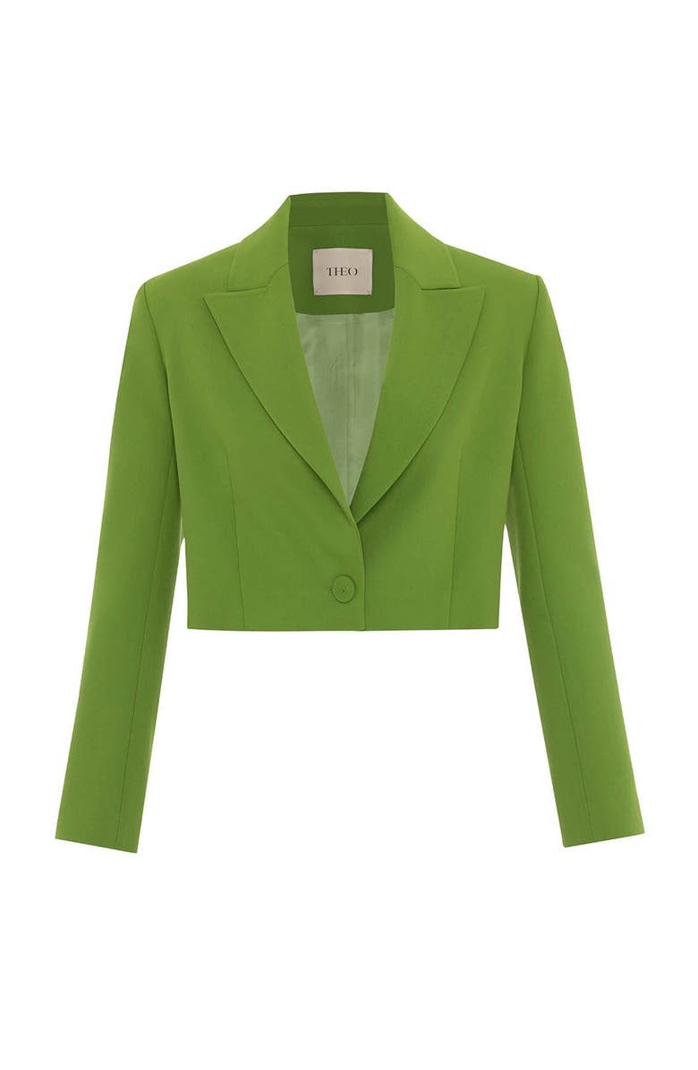 THEO The Label Harmonia Cropped Jacket, Main, color, 