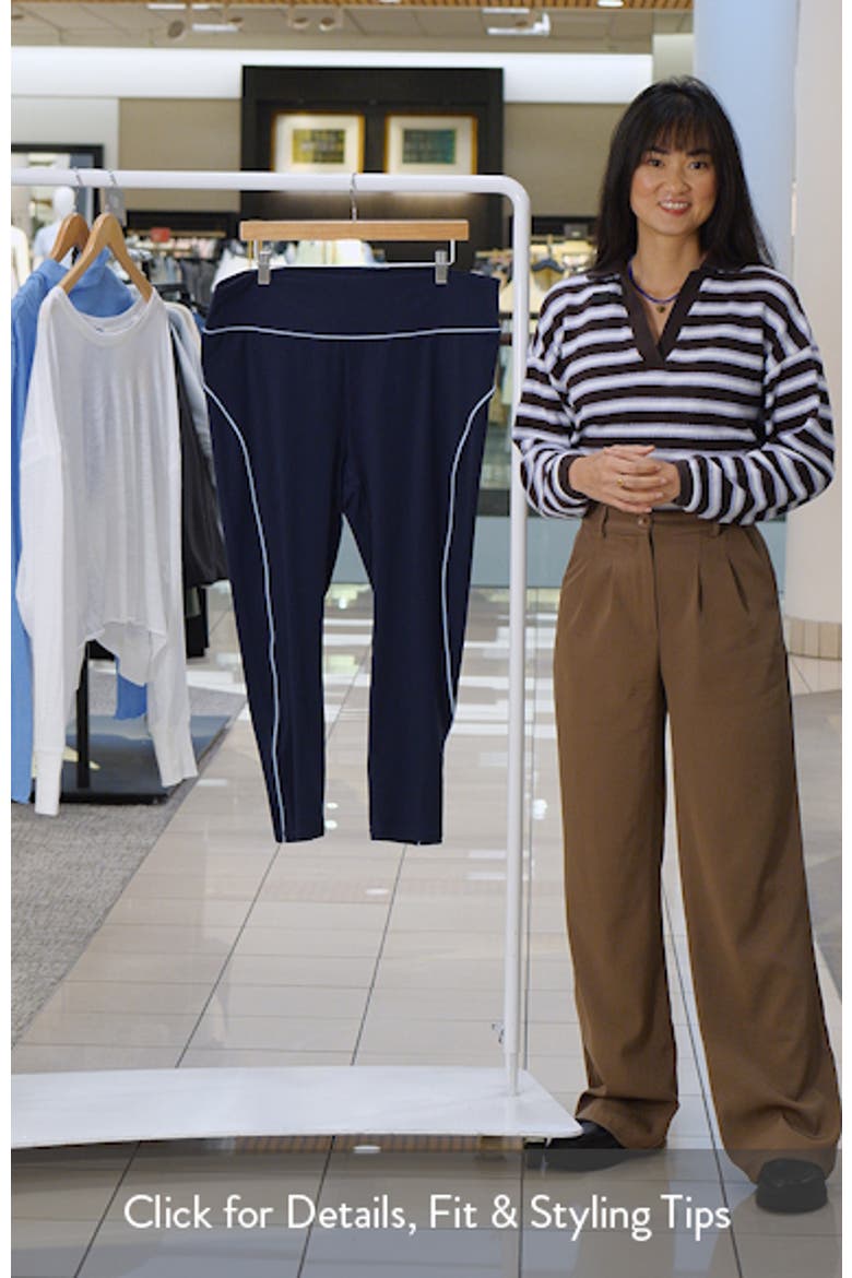Studio Luxe Piped High Waist Leggings video