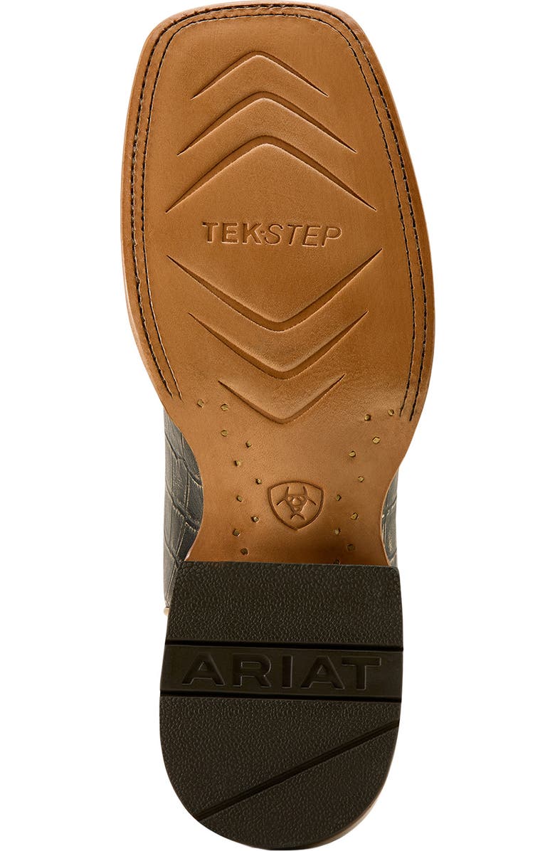 Ariat Frontier Farrah Wide Square Toe Western Boot, Alternate, color, Midnight Croc Print