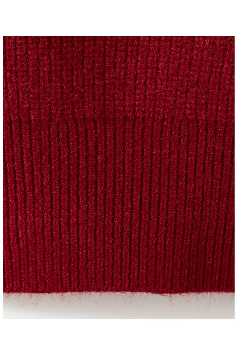 Rizin Rib Half Zip Sweater, Alternate, color, MAROON