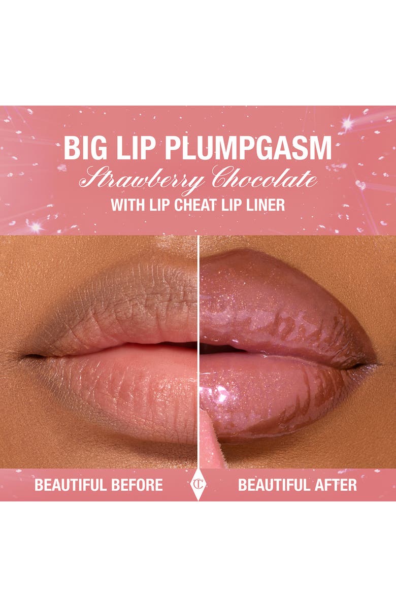 Charlotte Tilbury Strawberry Chocolate Big Lip Plumpgasm Lip Plumper, Alternate, color, Strawberry Chocolate