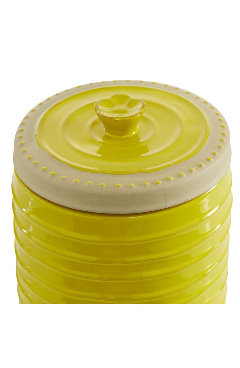 SONOMA SAGE HOME Yellow Ceramic Farmhouse Decorative Jar 2-Piece Set, Alternate, color, Yellow