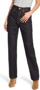 SLVRLAKE London High Waist Straight Leg Jeans