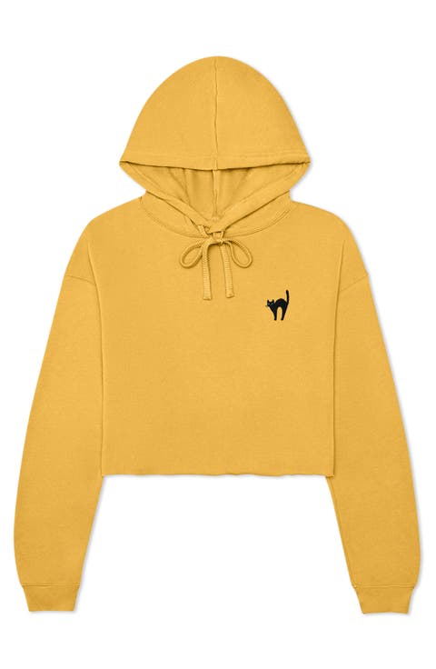 Black Hoodie Men Hommes/Femmes Solid Color Yellow Stripe Va