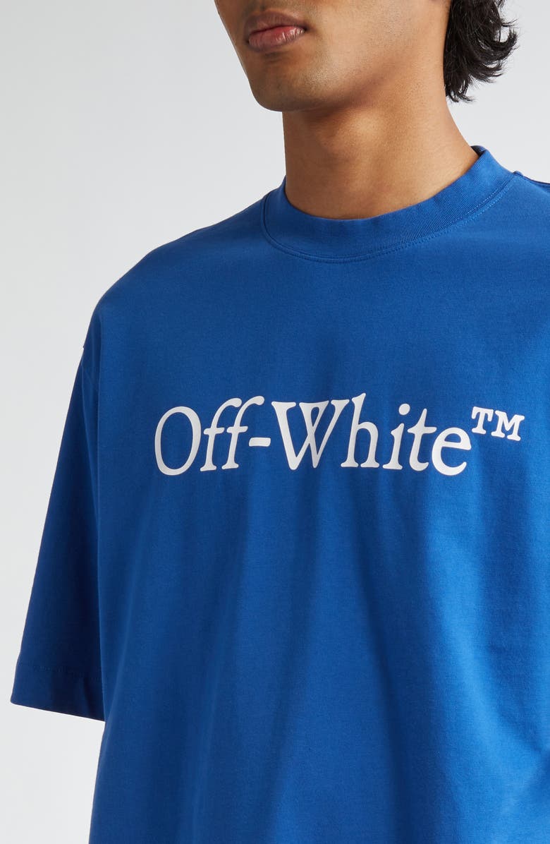 Off-White Big Bookish Skate Oversize Logo Graphic T-Shirt, Alternate, color,