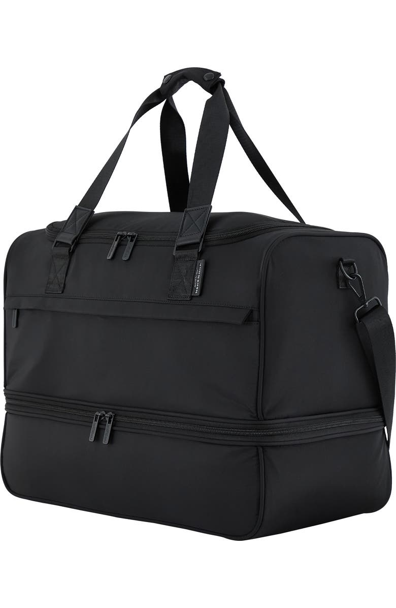 Scotch & Soda Eindhoven Two-Section Weekender Bag, Alternate, color, Black